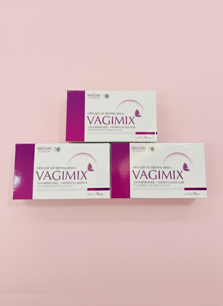 Viên Đặt Hỗ Trợ Phụ Khoa Maxcare Vagimix